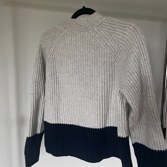 Banana Republic Mock Neck Color Block Sweater - Picture 6 of 6